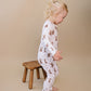 Bamboo Zip Romper | Cute Bear