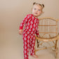 Bamboo Two Piece Set | Red Bows
