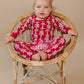 Bamboo Two Piece Set | Red Bows