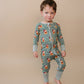 Bamboo Zip Romper | Merry Bear