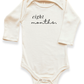 Monthly Milestones Organic Baby Bodysuit Long Sleeve