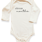 Monthly Milestones Organic Baby Bodysuit Long Sleeve