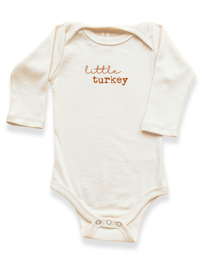 Little Turkey Organic Bodysuit Long Sleeve