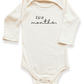 Monthly Milestones Organic Baby Bodysuit Long Sleeve