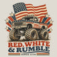 [PREORDER] RED WHITE AND RUMBLE TEE - VINTAGE CREAM