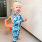 Happiness Comes in Waves Zippy Bamboo Pajamas