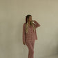 Long Sleeve Women's Bamboo Pajamas | Red Gingham
