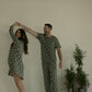 Women's Bamboo Sleeping Dress | Santa Checkerboard
