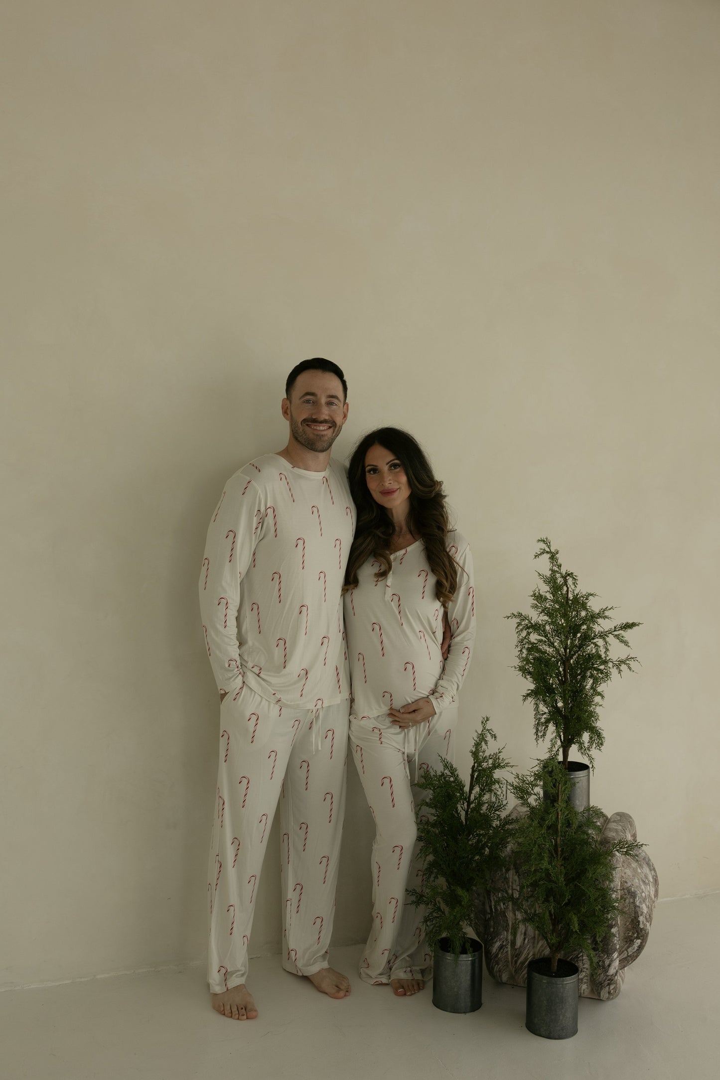 Women's Bamboo Pajamas | Candy Cane