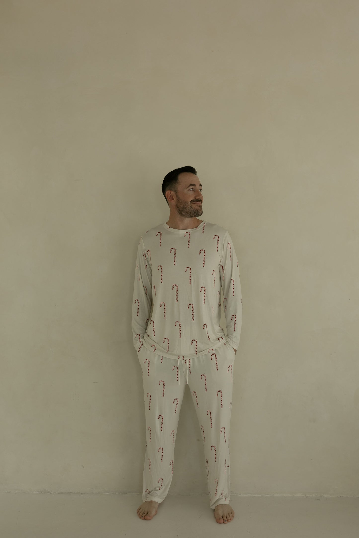 Men's Bamboo Pajamas | Candy Cane