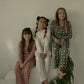 Pre-Teen Flare Bamboo Pajamas | Santa Checkerboard