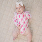 Long Sleeve Rash Guard Swimsuit | Pink Bolts