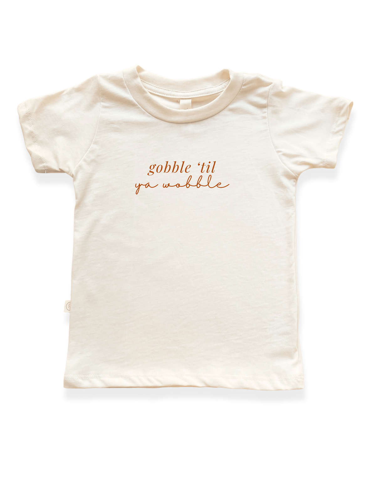 Gobble 'Til Ya Wobble Organic Kids T-Shirt