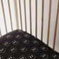 Muslin Crib Sheet | Charcoal & White ff Smile