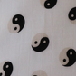 Muslin Crib Sheet | Black & Ivory Yin Yang