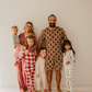 Men's Bamboo Pajamas | Gingerbread Checkerboard 2024