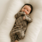 Faded Brown Checkerboard  | Bamboo Zip Pajamas
