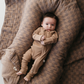 Bamboo Zip Pajamas | Ribbed Milk Chocolate