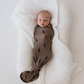 Bamboo Swaddle | Black & Brown Lightning Bolt