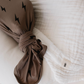 Bamboo Swaddle | Black & Brown Lightning Bolt