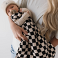 Bamboo Sleep Sack | Black Checkerboard
