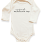 My First Valentine's Day Organic Baby Bodysuit Long Sleeve