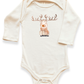 Reindeer Organic Baby Bodysuit Long Sleeve