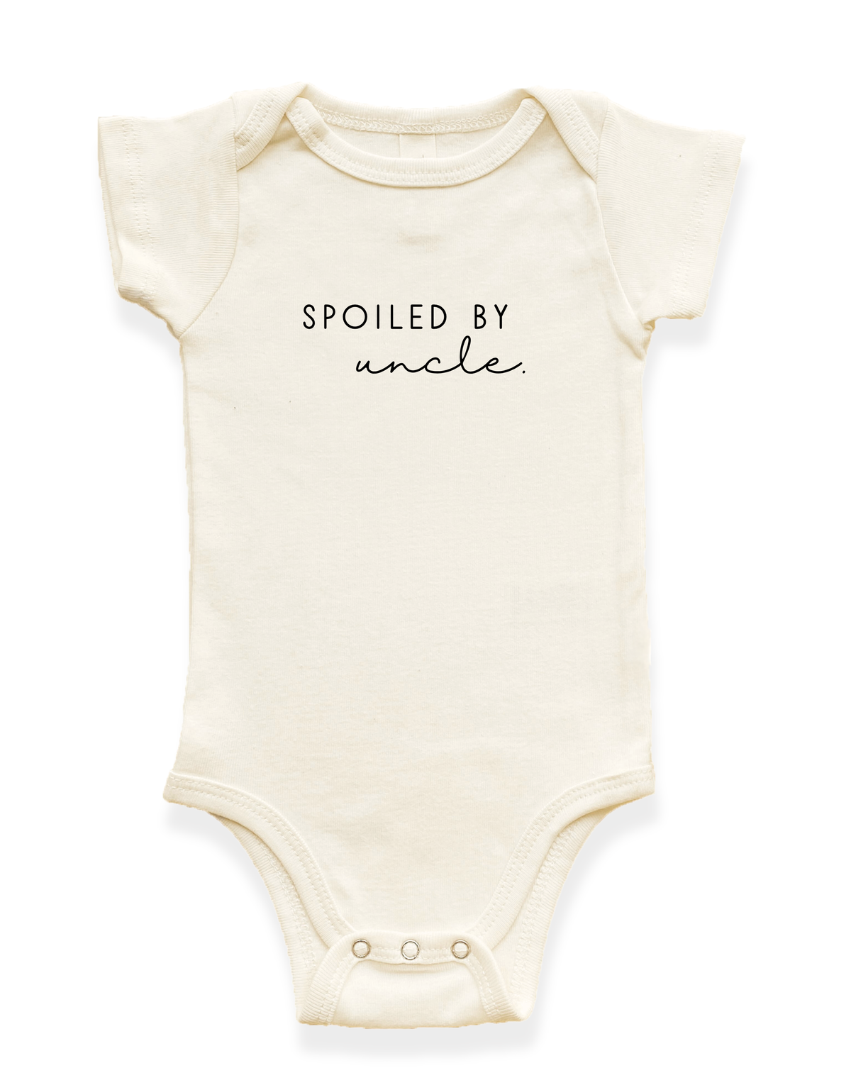 Spoiled By Uncle Organic Baby Bodysuit