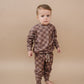 Jogger Set | Espresso Checkered
