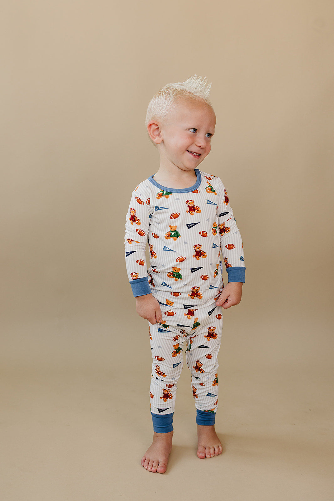 Bamboo Two Piece Set | Touchdown Teddy