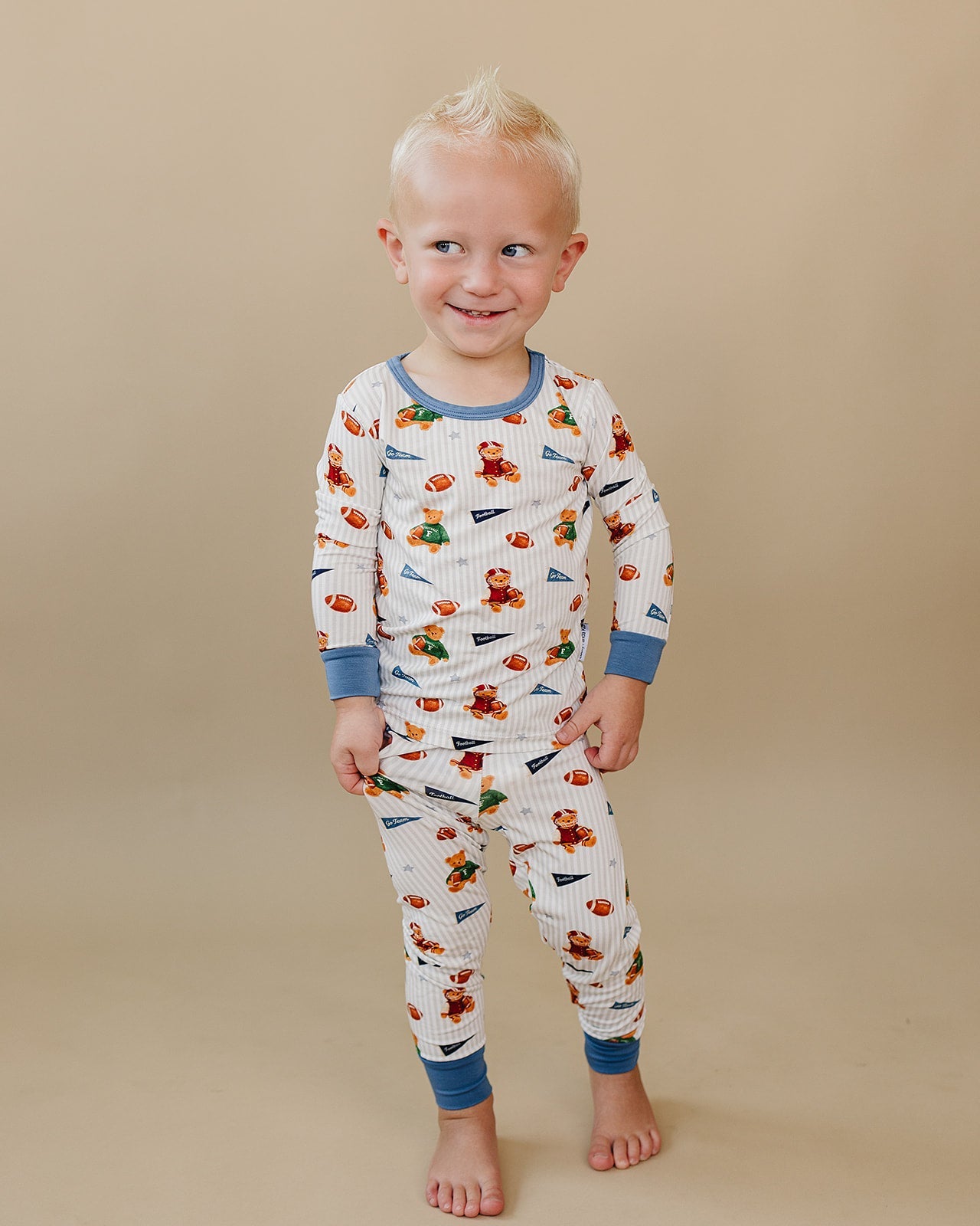 Bamboo Two Piece Set | Touchdown Teddy