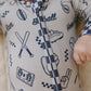Bamboo Zip Romper | Home Run