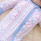 Bamboo Zip Romper | Baseball Girl