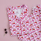 Bamboo Women's Button Up Set | Cherry Bow