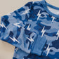 Bamboo Two Piece Set | Blue Camo Bolts