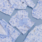 Bamboo Two Piece Set | Blue Flowers