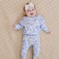 Jogger Set | Blue Flowers