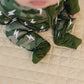 Bamboo Zip Romper | Green Camo Bolts