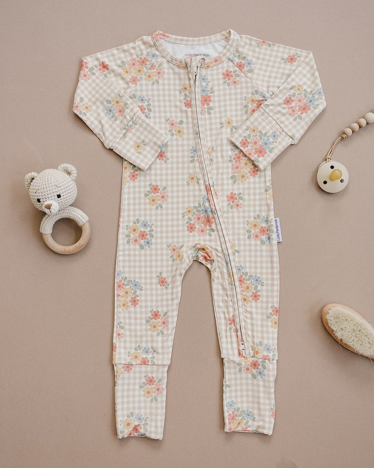Bamboo Zip Romper | Wildflowers
