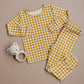 Bamboo Two Piece Set | Yellow Gingham