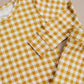 Bamboo Two Piece Set | Yellow Gingham