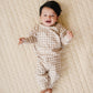 Jogger Set | Beige Gingham