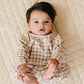 Jogger Set | Beige Gingham