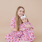 Bamboo Zip Romper | Cherry Bow