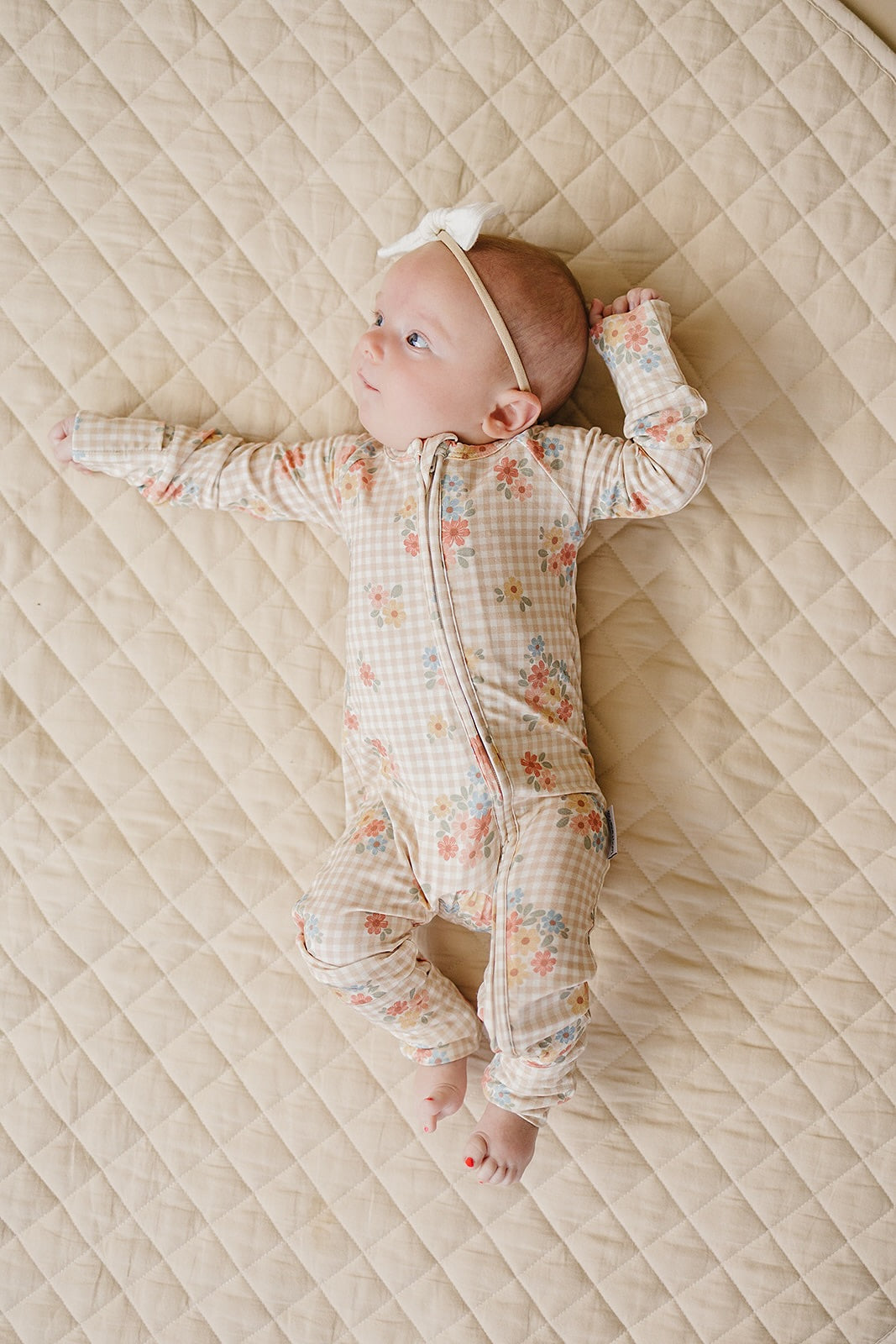 Bamboo Zip Romper | Wildflowers