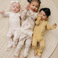 Bamboo Zip Romper | Yellow Gingham