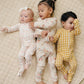 Bamboo Zip Romper | Yellow Gingham