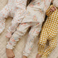 Bamboo Zip Romper | Yellow Gingham