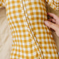 Bamboo Zip Romper | Yellow Gingham