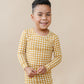 Bamboo Two Piece Set | Yellow Gingham